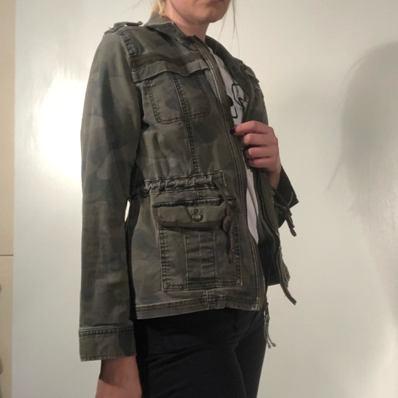 Express Jackets & Blazers - Express Camo Utility Jacket